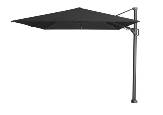 Platinum | Zweefparasol Challenger T² 350 x 260 cm | Zwart