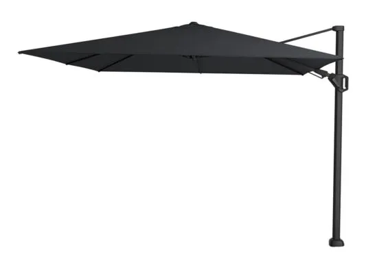 Platinum | Zweefparasol Challenger T² Premium 300 x 300 cm | Jet Black