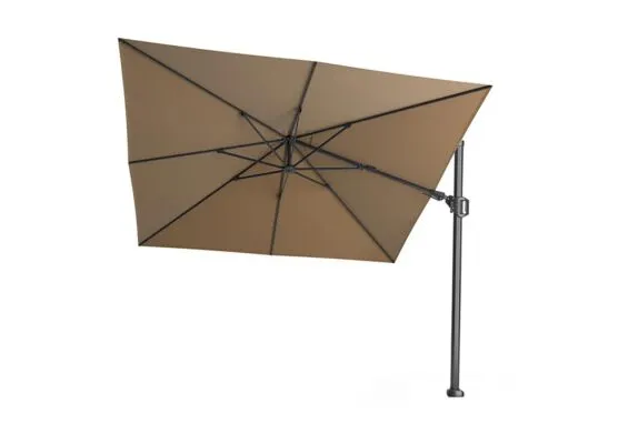 Platinum | Zweefparasol Challenger T² 300 x 300 cm | Taupe