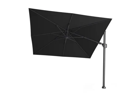 Platinum | Zweefparasol Challenger T² 300 x 300 cm | Zwart