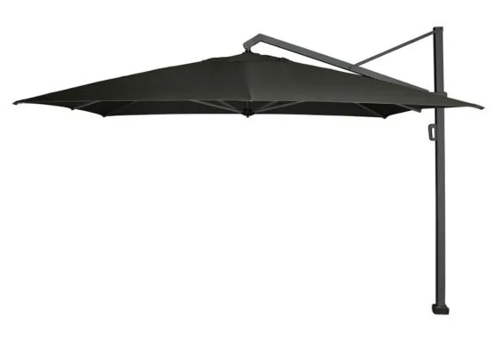 Platinum | Zweefparasol Icon Premium 350 x 350 cm | Faded Black