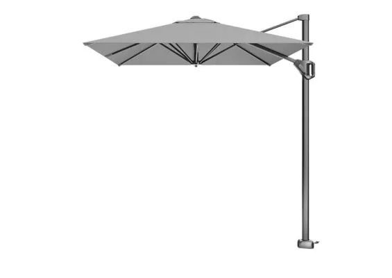 Platinum | Zweefparasol Voyager T¹ 300 x 200 cm | Lichtgrijs