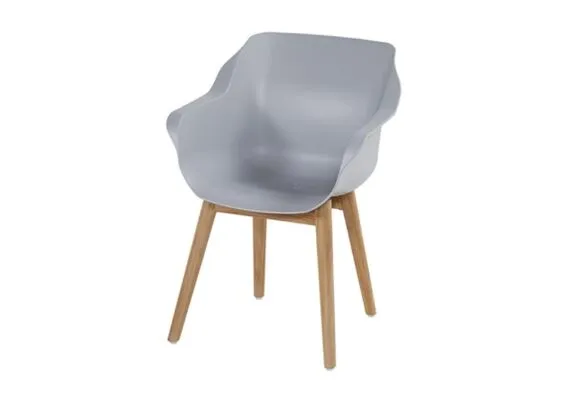 Hartman | Tuinstoel Sophie met Armleuningen Teak | Misty Grey