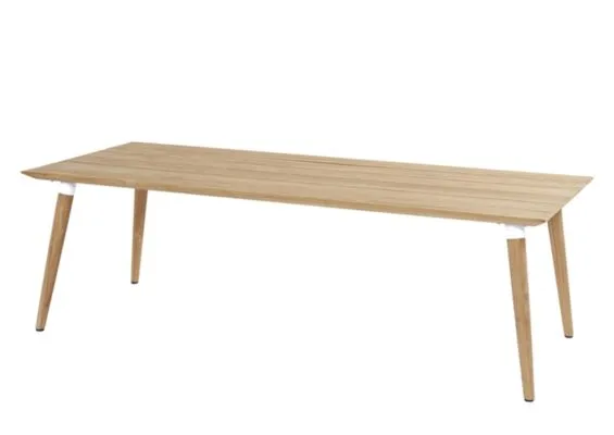 Hartman | Tuintafel Sophie Studio Teak 240 x 100 cm | Royal White