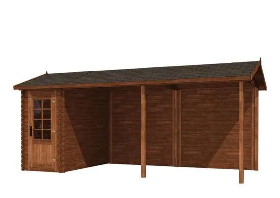 Fonteyn Fonteyn Tuinhuis Module Zadeldak 650 aanbieding