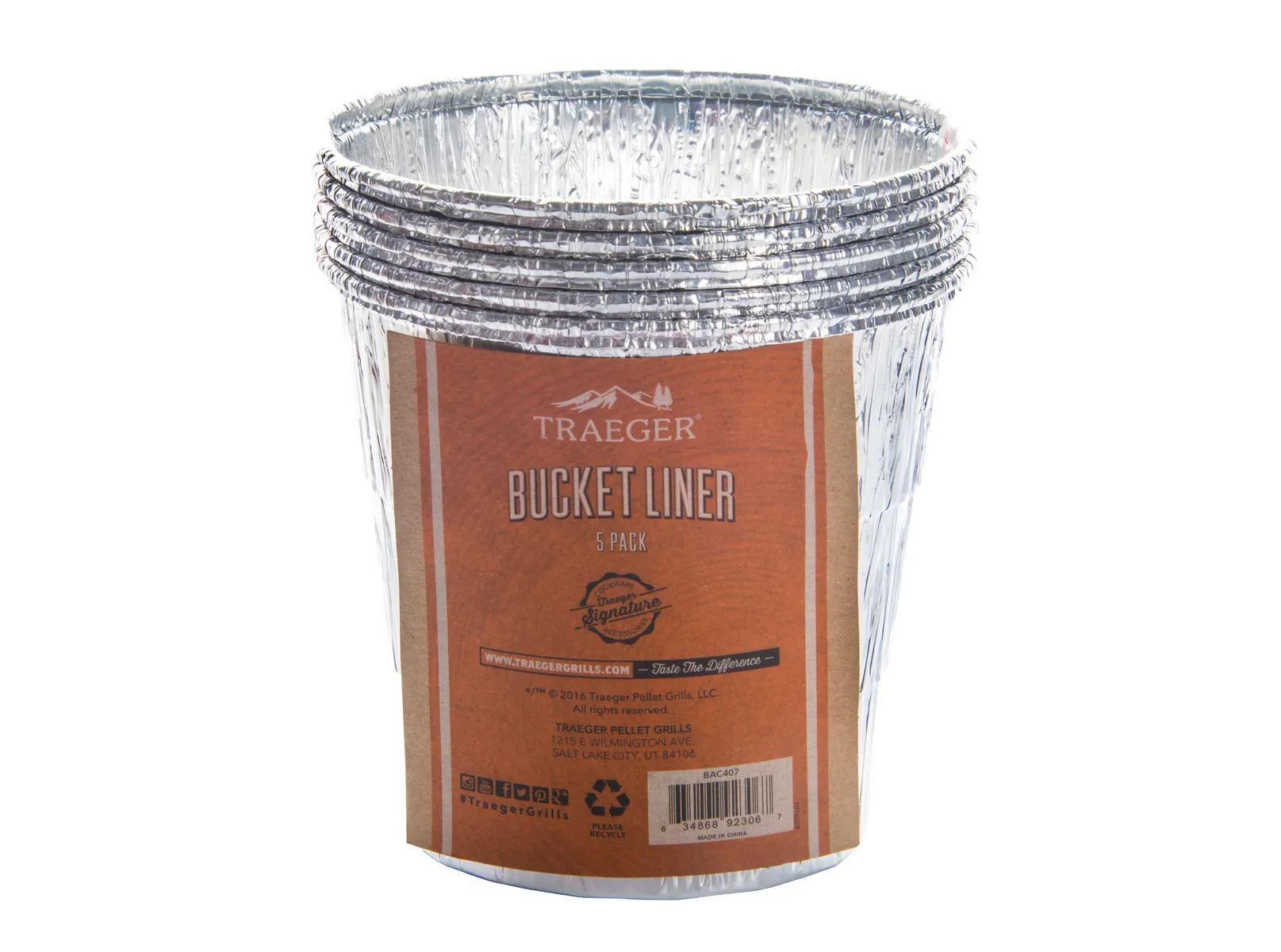 Traeger | Disposable Liner Opvangemmer | 5 Pack