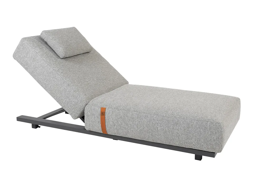Ferias sunbed anthracite ash grey