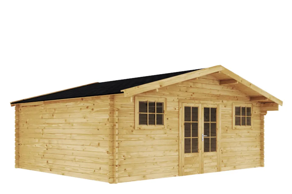 Duxwood | Tuinhuis Hees | Dubbele Deur met 2 Ramen