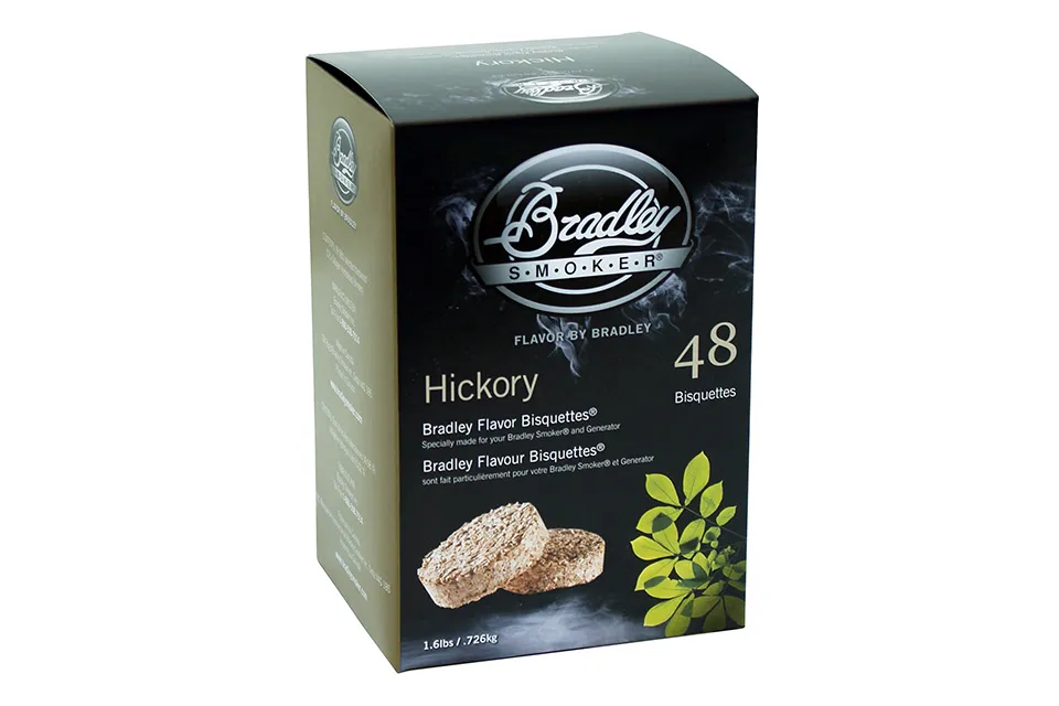 Bradley Smoker | Bisquettes Hickory | 48 Stuks Bradley Smoker | Bisquettes Hickory | 48 Stuks