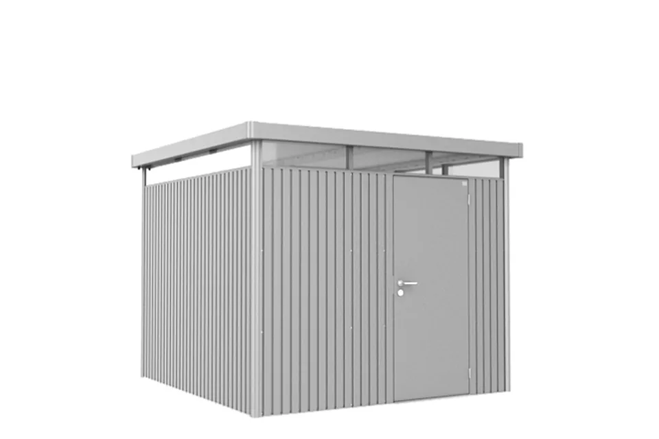 Biohort | Berging HighLine Gr. H4 | Enkele Deur | Zilver-Metallic Biohort | Berging HighLine Gr. H4 | Enkele Deur | Zilver-Metallic
