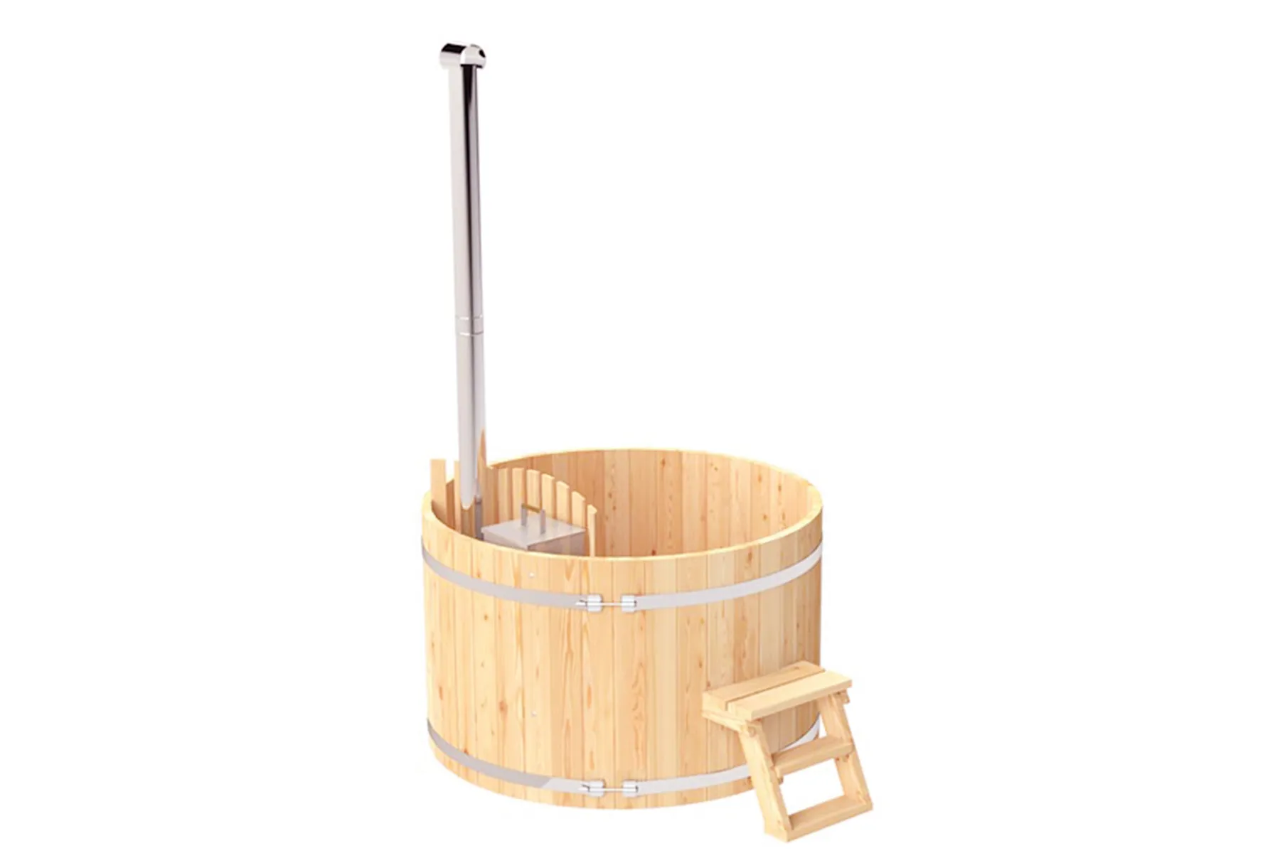 Fonteyn | Houten Hottub Grand Royal Ø 180 cm Fonteyn | Houten Hottub Grand Royal Ø 180 cm