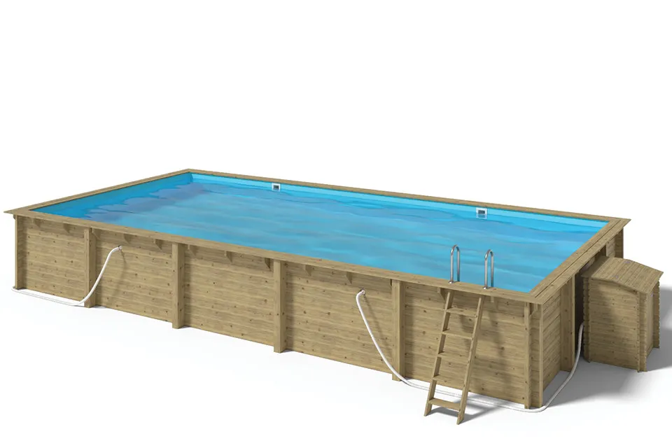 Fonteyn | Houten Zwembad Rechthoek 1000x500x145 cm Fonteyn | Houten Zwembad Rechthoek 1000x500x145 cm