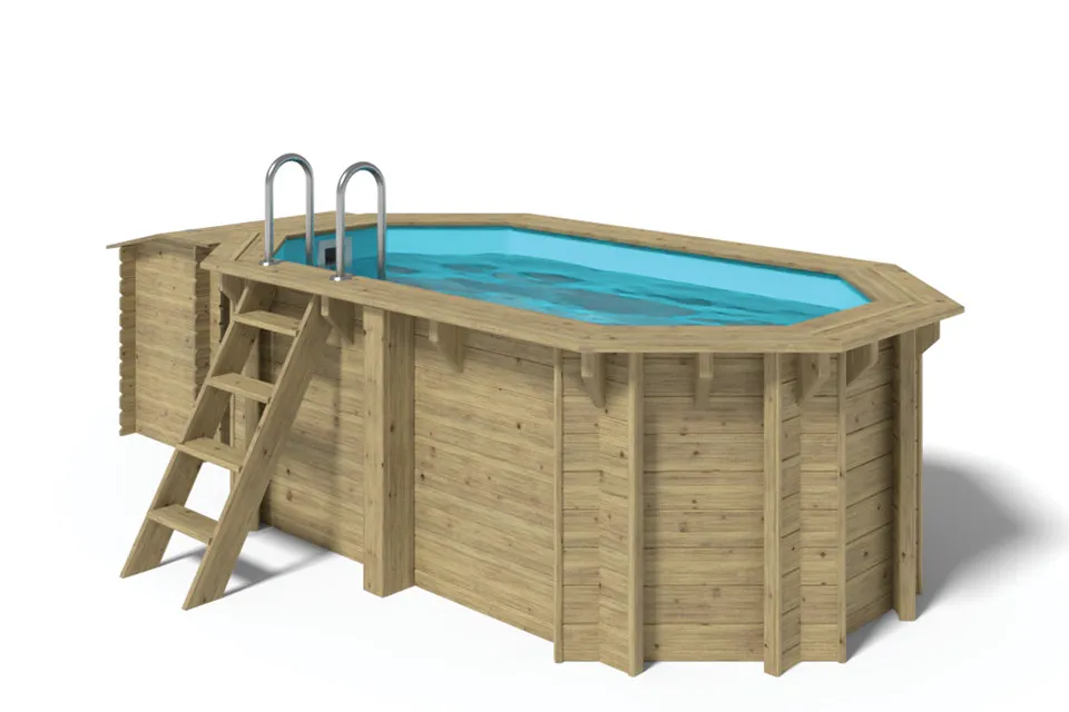 Fonteyn | Houten Zwembad 8-Hoekig 350x200x120 cm Fonteyn | Houten Zwembad 8-Hoekig 350x200x120 cm