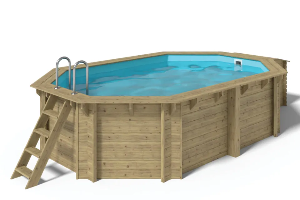 Fonteyn | Houten Zwembad 8-Hoekig 490x340x120 cm Fonteyn | Houten Zwembad 8-Hoekig 490x340x120 cm