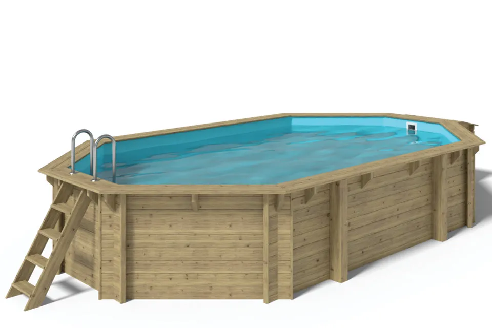Fonteyn | Houten Zwembad 8-Hoekig 660x410x120 cm Fonteyn | Houten Zwembad 8-Hoekig 660x410x120 cm
