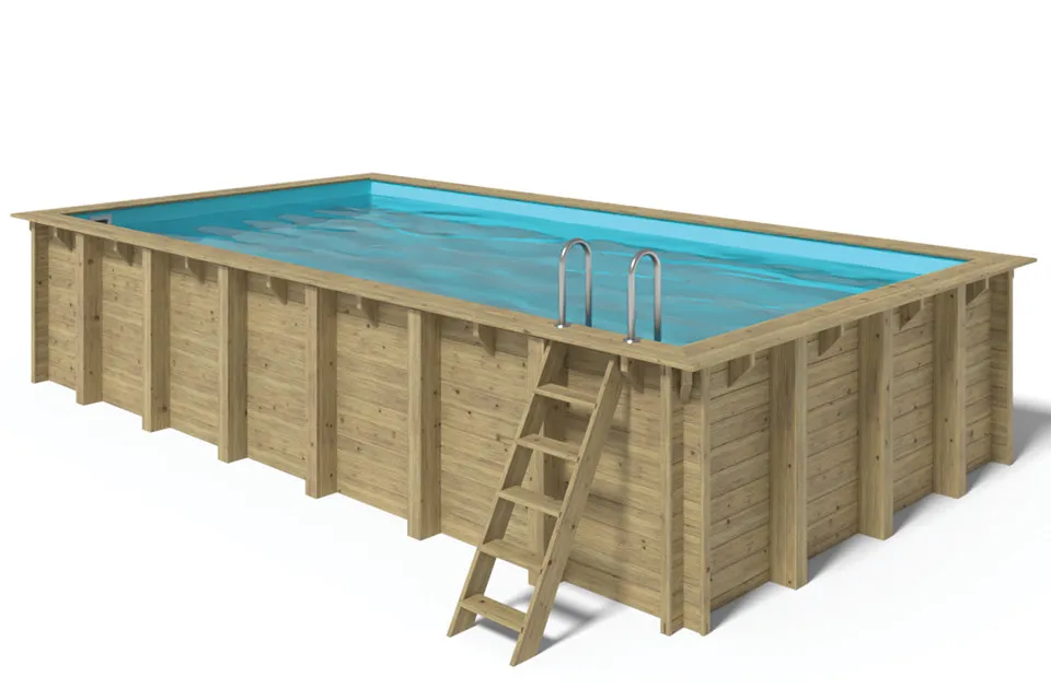 Fonteyn | Houten Zwembad Rechthoek 700x400x145 cm Fonteyn | Houten Zwembad Rechthoek 700x400x145 cm