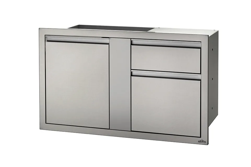 Napoleon | Inbouw Module | Deur + Afvalkast Combi Breed | 106x60cm