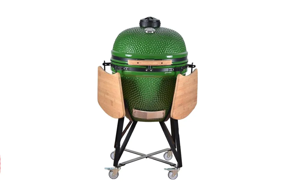 Kamado Grill Big 25Inch Dark Green Fonteyn