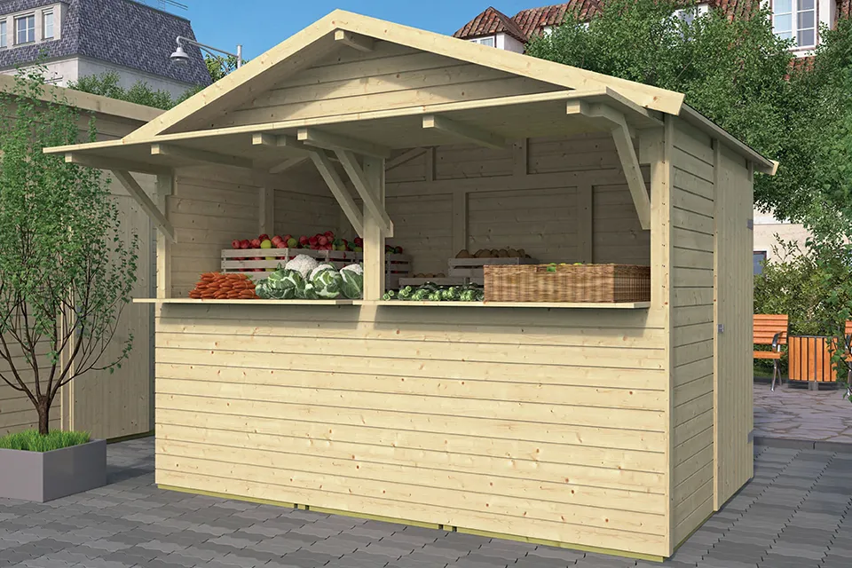 Tuindeco | Kiosk Rudolph met Vloer Tuindeco | Kiosk Rudolph met Vloer