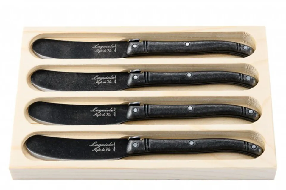 Laguiole | Style de Vie botermessen Black Stonewash