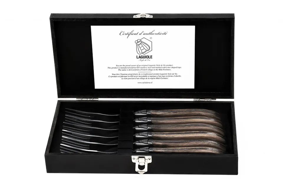 Laguiole | Luxury Line vorken Olijfhout