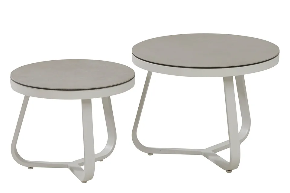 Taste by 4 Seasons | Bijzettafel Libero 2 stuks | White Taste by 4 Seasons | Bijzettafel Libero 2 stuks | White