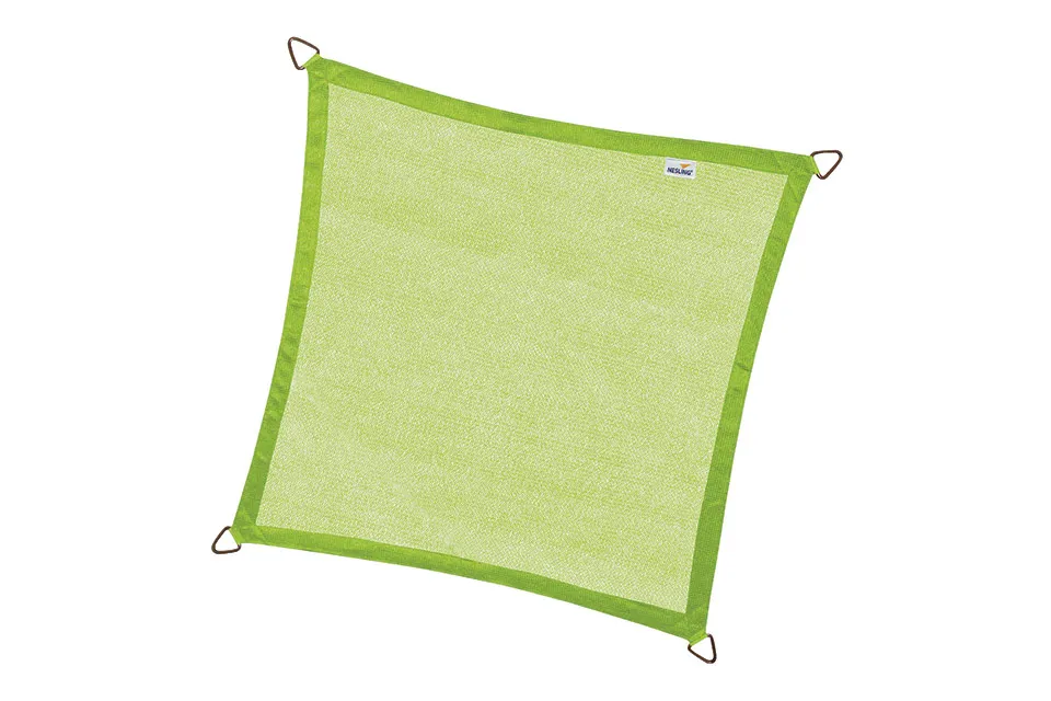 Nesling Coolfit Schaduwdoek Vierkant 360 x 360 cm Lime Groen