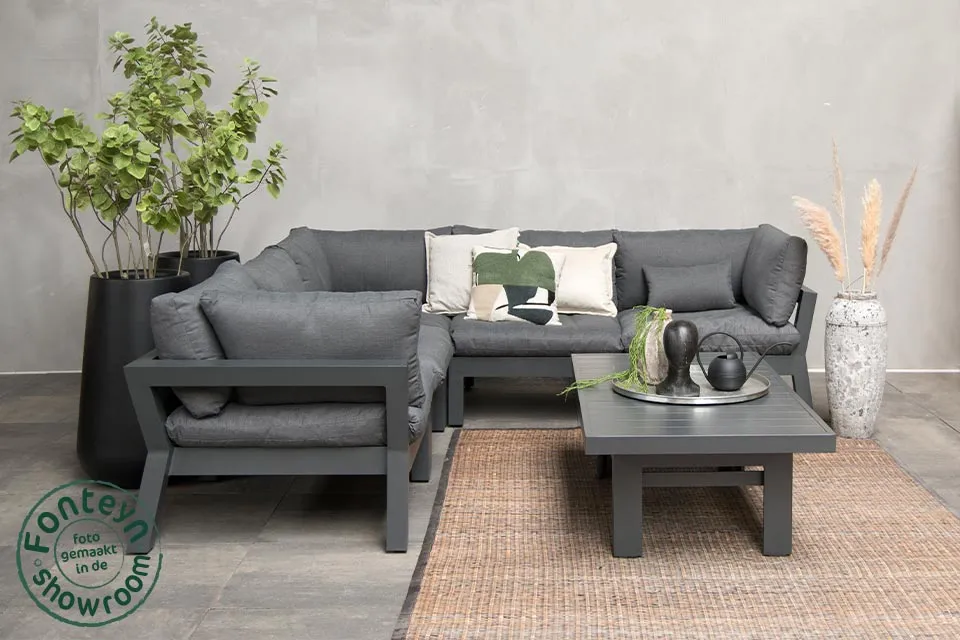 Fonteyn | Loungeset Borra | Antraciet Fonteyn | Loungeset Borra | Antraciet