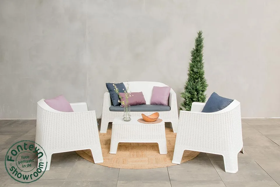 Fonteyn | Loungeset Brugge | Wit