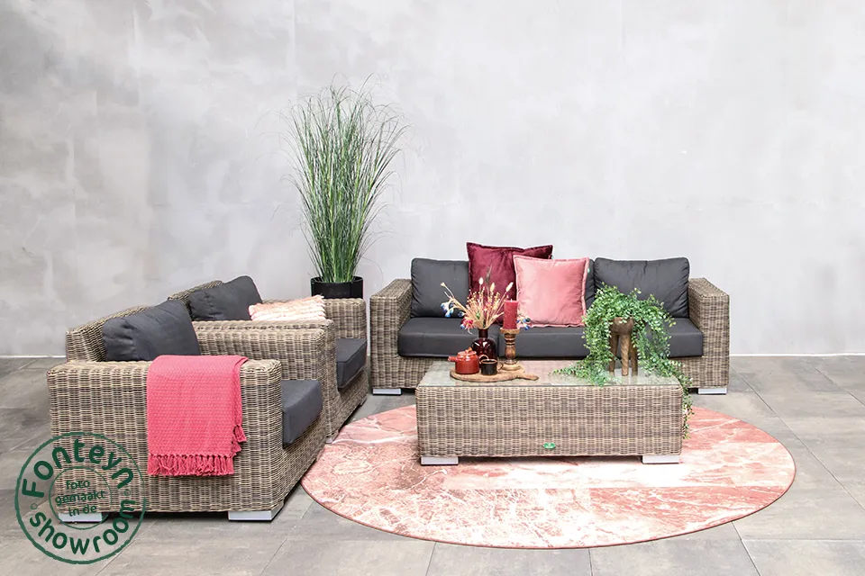 Fonteyn | Loungeset Queen | Cappuccino Fonteyn | Loungeset Queen | Cappuccino