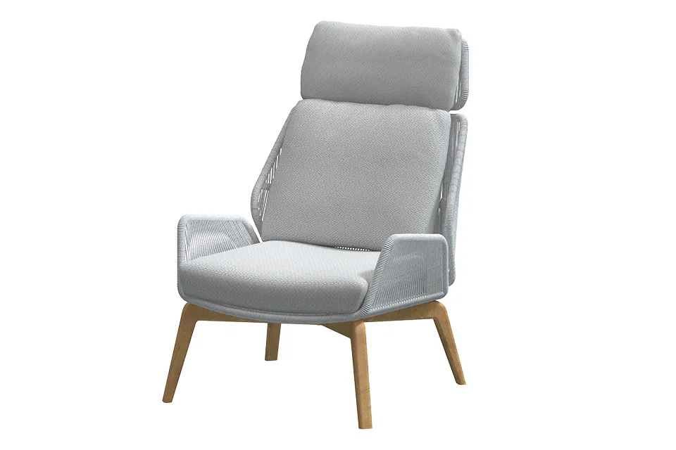 4 Seasons Outdoor | Loungestoel Carthago | Teak-Frozen 4 Seasons Outdoor | Loungestoel Carthago | Teak-Frozen