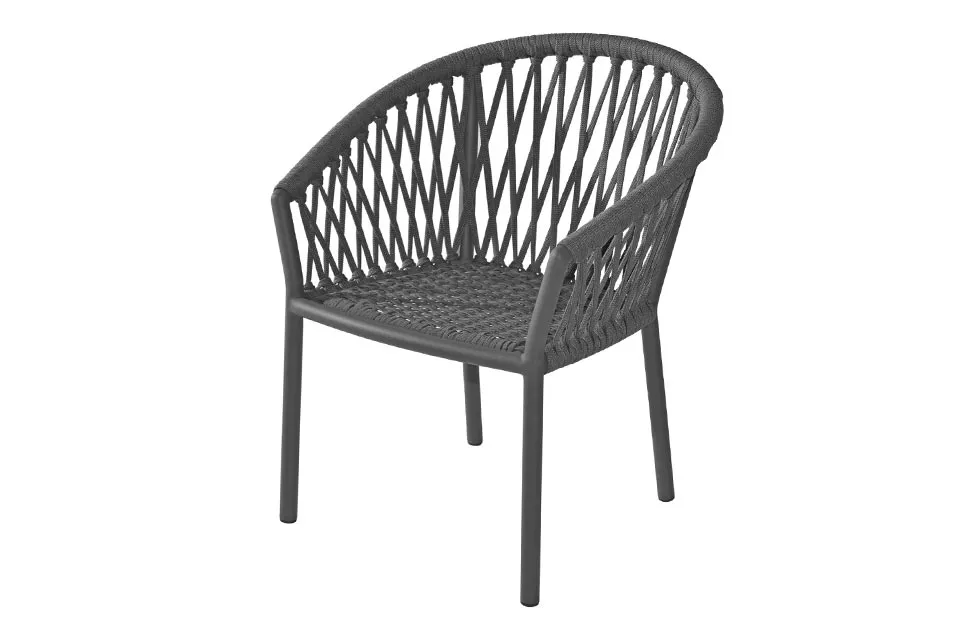 Borek | Tuinstoel Majinto | Donkergrijs Borek | Tuinstoel Majinto | Donkergrijs