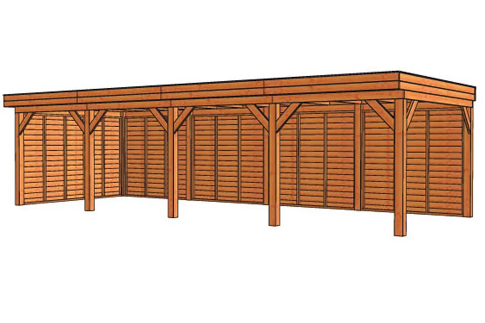 Tuinhuis / Blokhut Trendhout Buitenverblijf Mensa L 9800mm B Tuinhuis / Blokhut Trendhout Buitenverblijf Mensa L 9800mm B