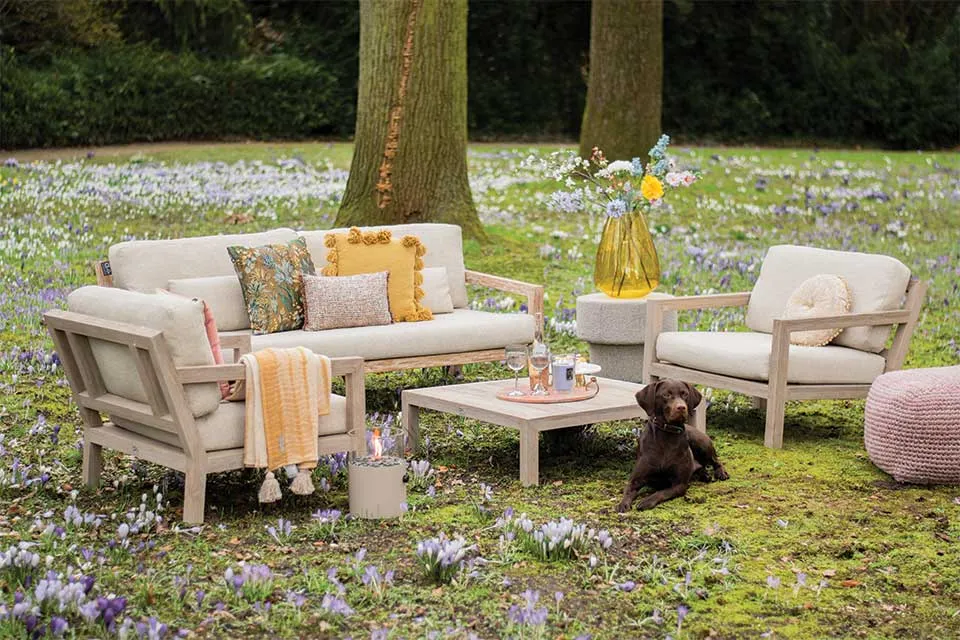 Apple Bee | Loungeset Olive | Natural Oak Apple Bee | Loungeset Olive | Natural Oak