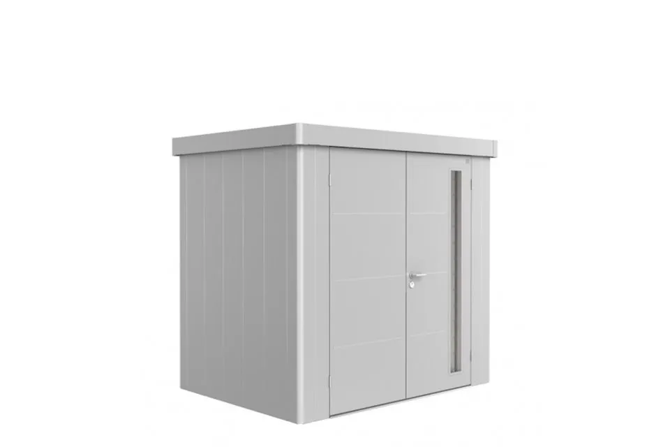 Biohort | Berging Neo 1B | Dubbele Deur | Zilver-Metallic