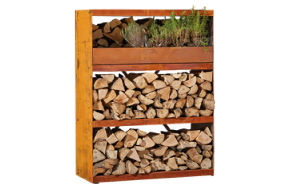 OFYR | Wood Storage Cabinet | Corten OFYR | Wood Storage Cabinet | Corten