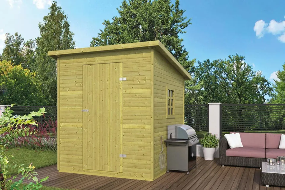 Tuindeco | Tuinhuis Olaf | Hogedruk Gempregneerd