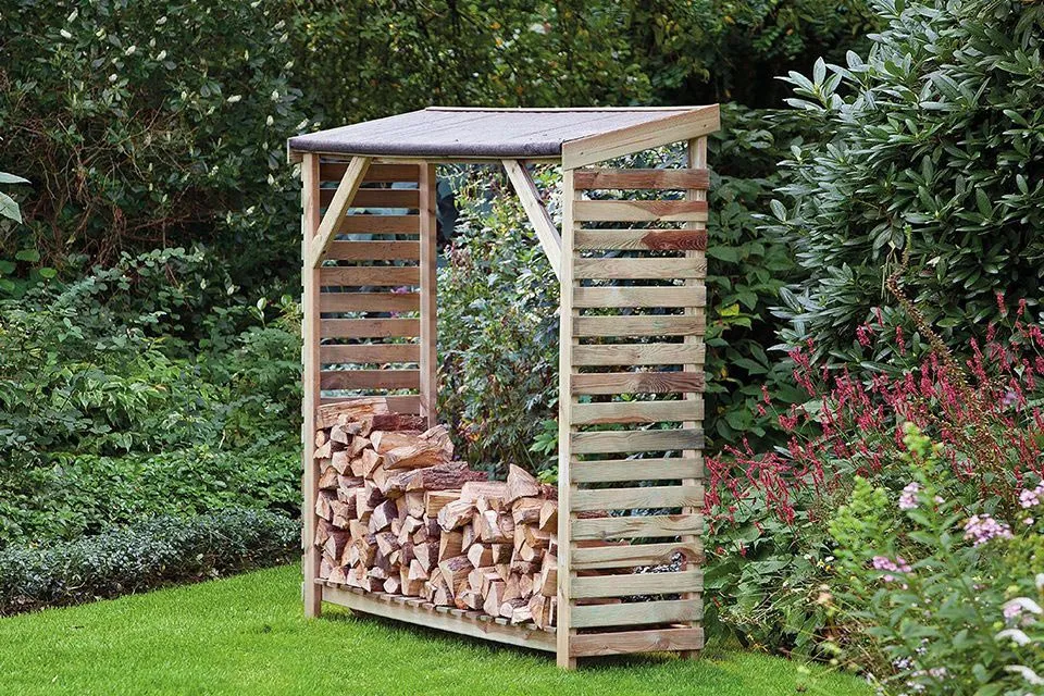 Tuindeco | Openhaardhoutberging Tuindeco | Openhaardhoutberging