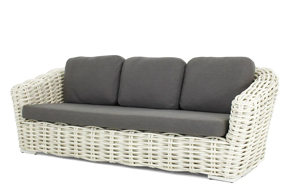Apple Bee | Loungebank Palm Bay 2,5 zits | White Wash Apple Bee | Loungebank Palm Bay 2,5 zits | White Wash