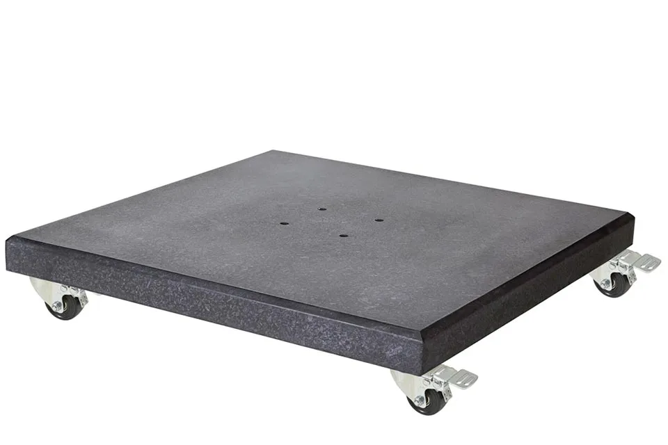 Platinum Parasolvoet Modena XL Graniet met Wielen 120 kg