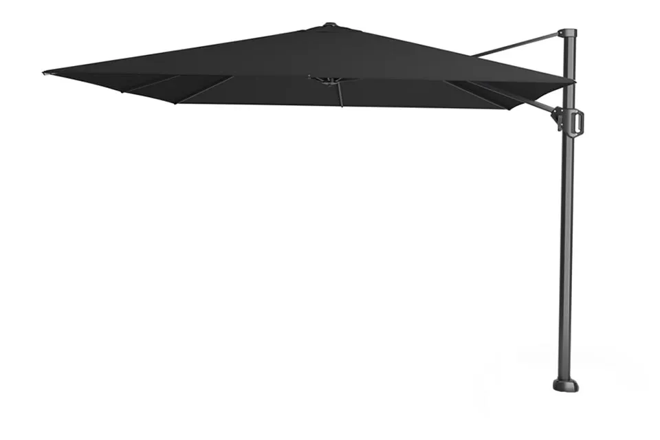Platinum | Zweefparasol Challenger T 300 x 300 cm | Zwart