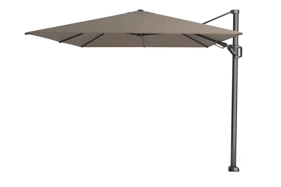 Platinum Zweefparasol Challenger T² Premium 350 x 260 cm Havanna