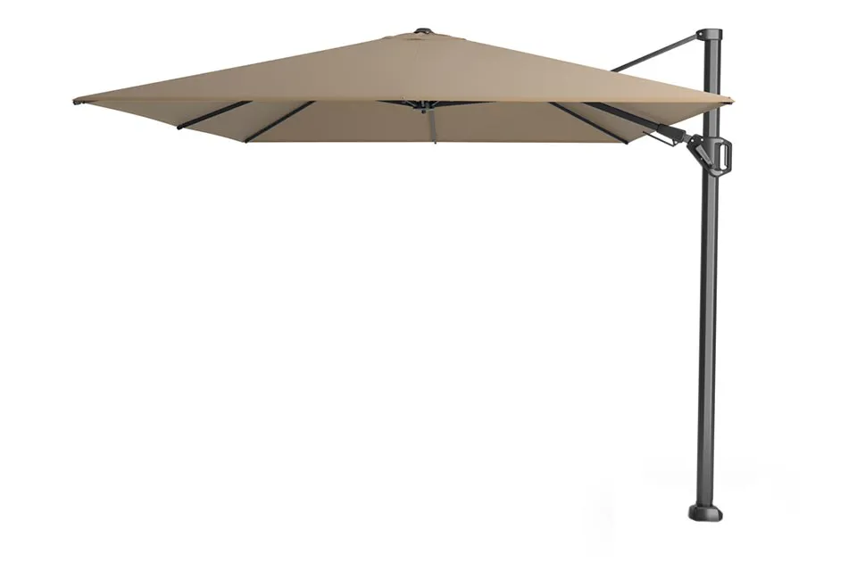 Platinum Zweefparasol Challenger T² 350 x 260 cm Taupe