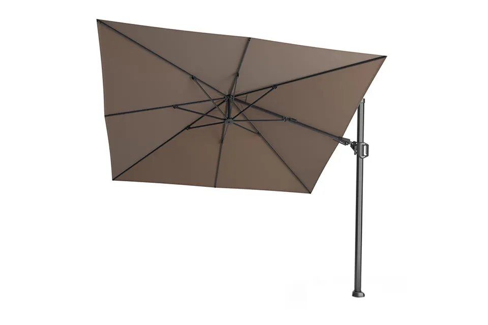 Platinum Zweefparasol Challenger T² Premium 300 x 300 cm Havana