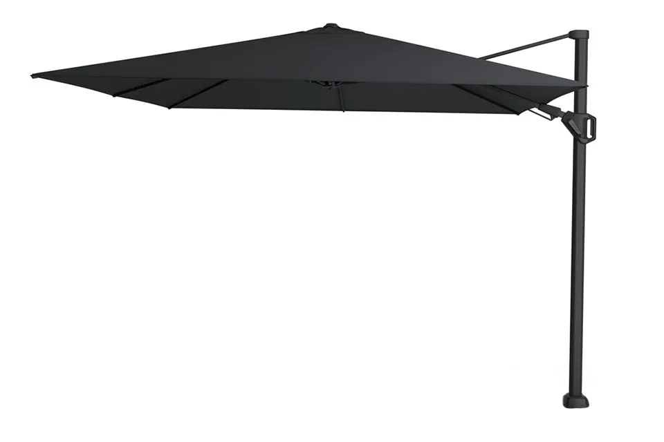 Platinum Zweefparasol Challenger T² Premium 300 x 300 cm Jet Black