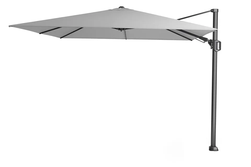 Platinum Zweefparasol Challenger T² 300 x 300 cm Lichtgrijs