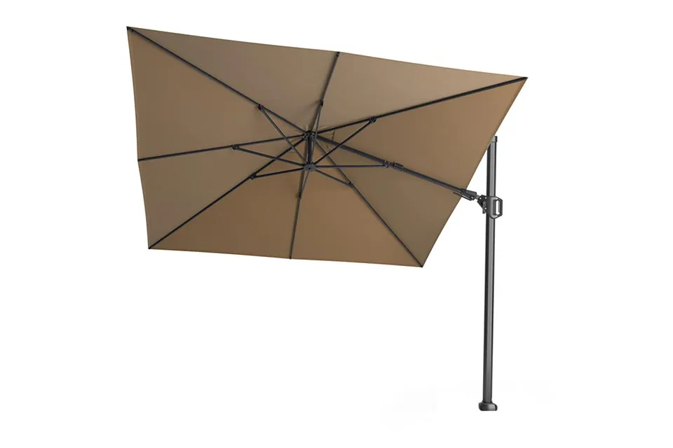 Platinum Zweefparasol Challenger T² 300 x 300 cm Taupe