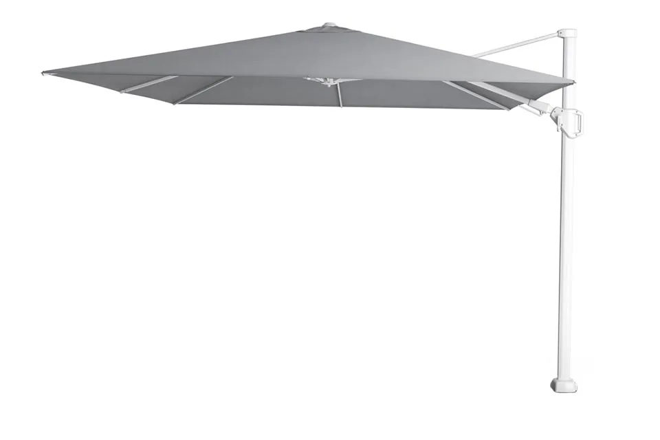 Platinum | Zweefparasol Challenger T Premium 300 x 300 cm | Wit-Manhattan