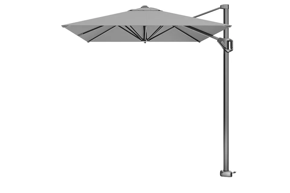 Platinum Zweefparasol Voyager T¹ 300 x 200 cm Lichtgrijs