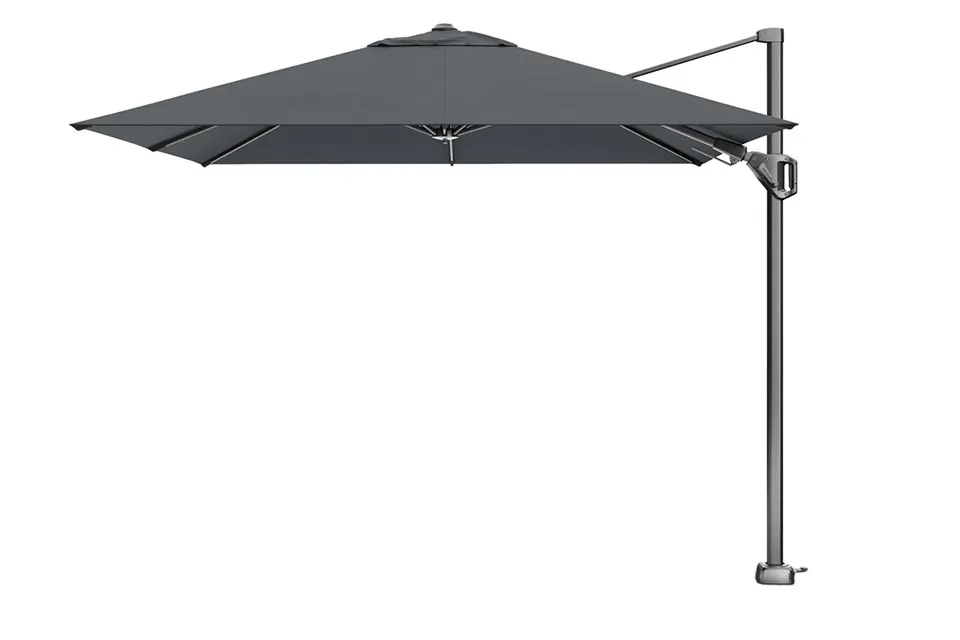 Platinum Zweefparasol Voyager T² 270 x 270 cm Antraciet